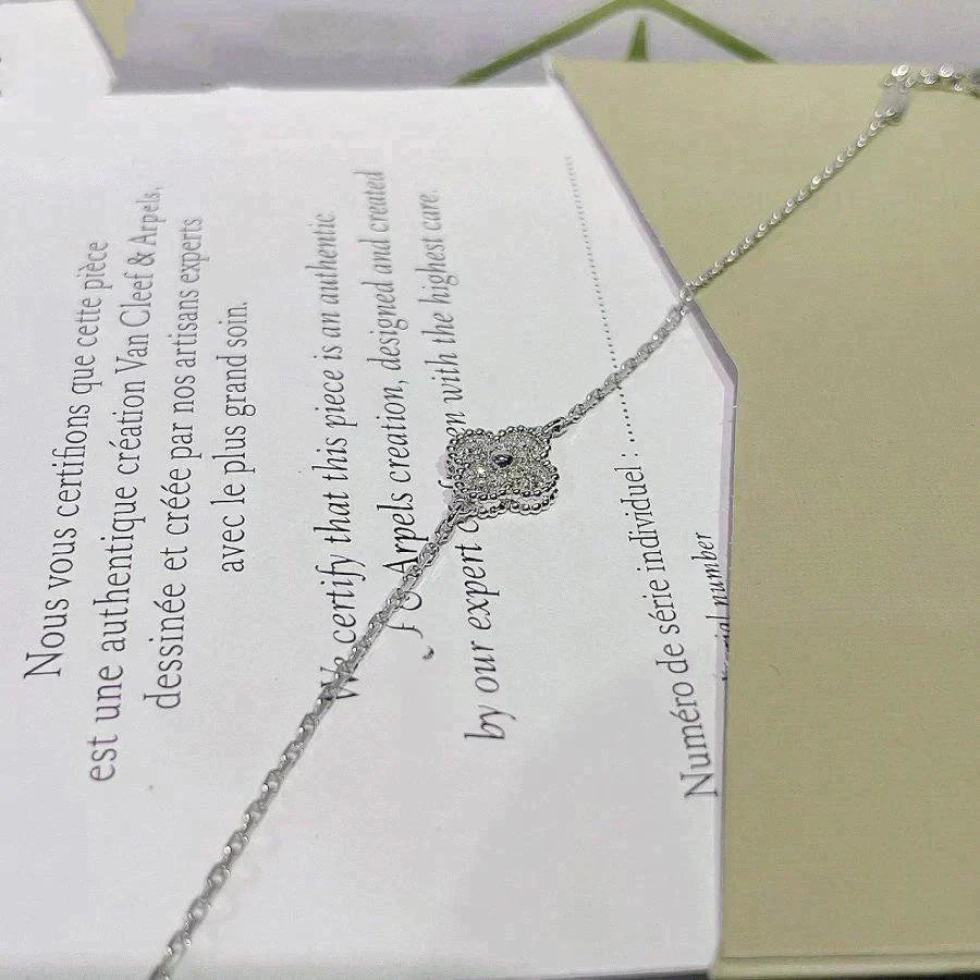 [Love Lucky]CLOVER  SINGLE FLOWER BRACELET SILVER