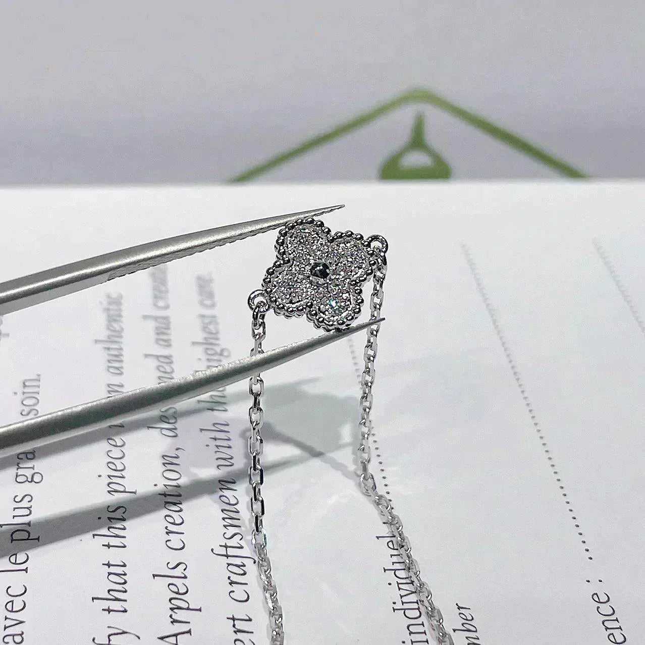 [Love Lucky]CLOVER  SINGLE FLOWER BRACELET SILVER