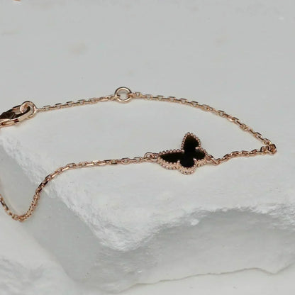 [Love Lucky]BUTTERFLY ONYX  BUTTERFLY BRACELET