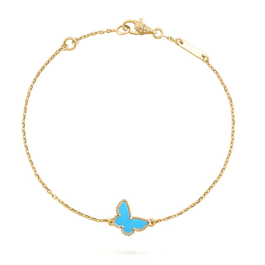 [Love Lucky]BUTTERFLY TURQUOISE BUTTERFLY BRACELET