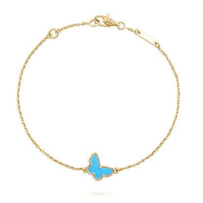 [Love Lucky]BUTTERFLY TURQUOISE BUTTERFLY BRACELET
