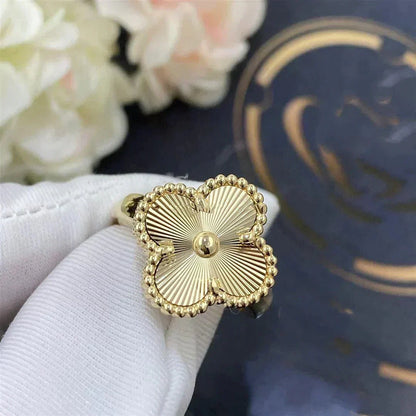 [Love Lucky]CLOVER GOLD RING