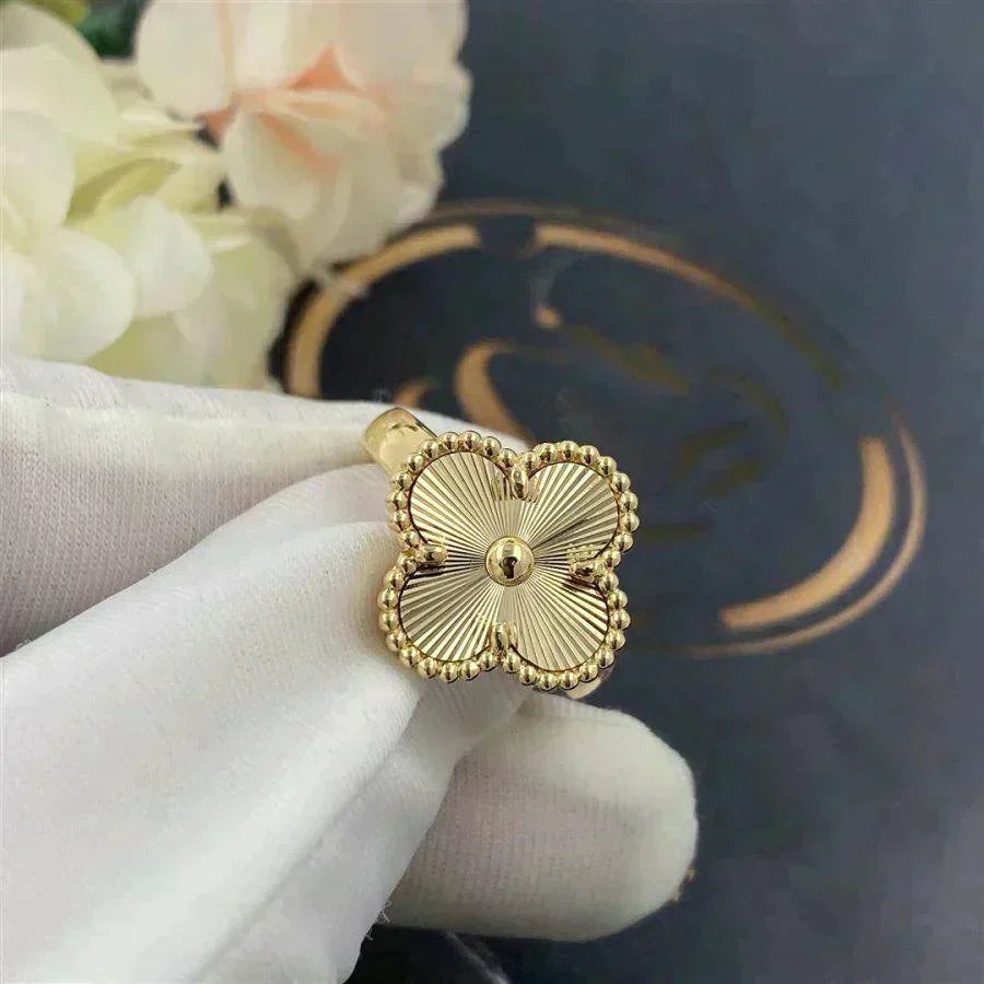 [Love Lucky]CLOVER GOLD RING