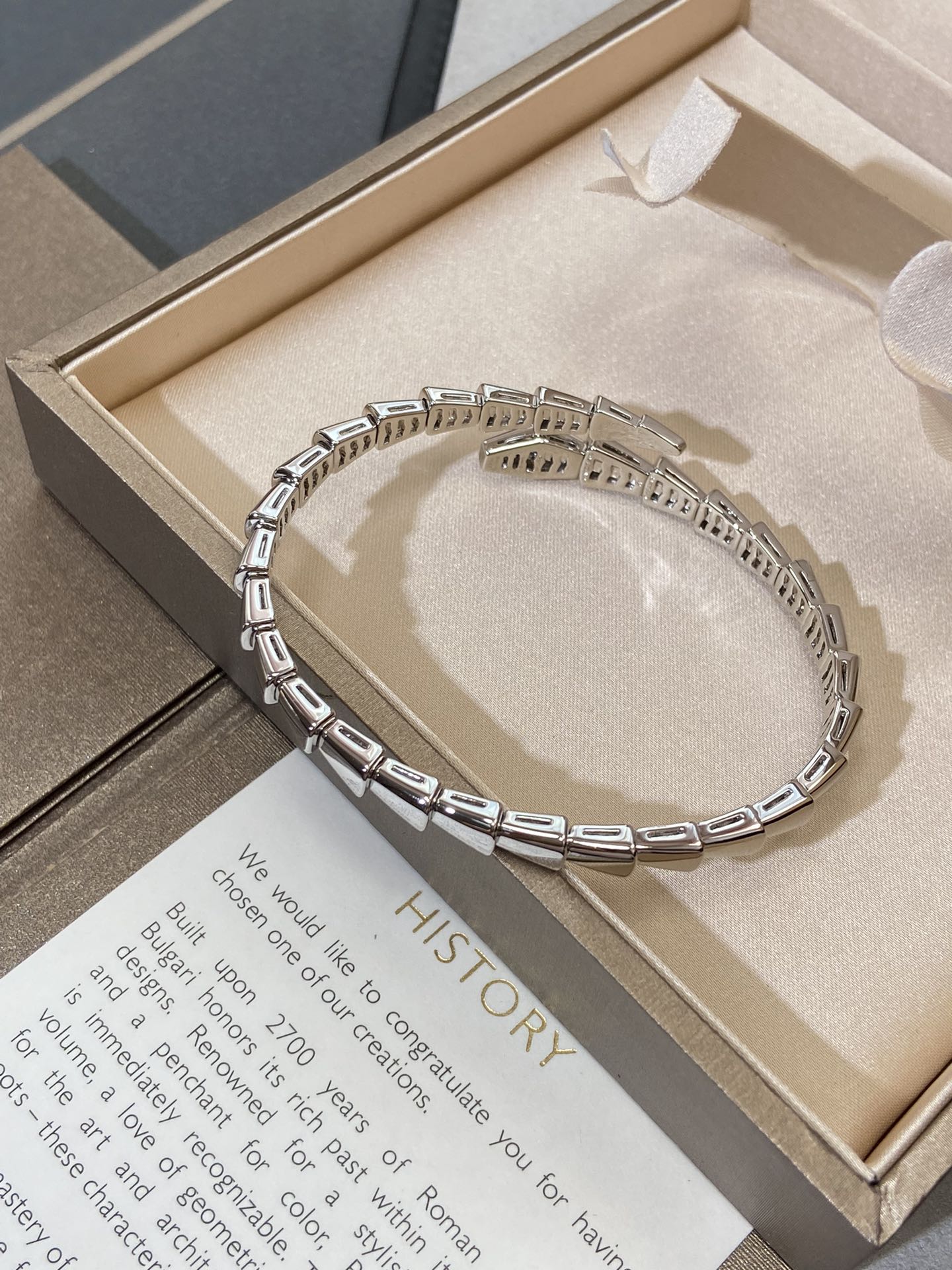 [Love Lucky]SERPENTI VIPER SILVER BRACELET