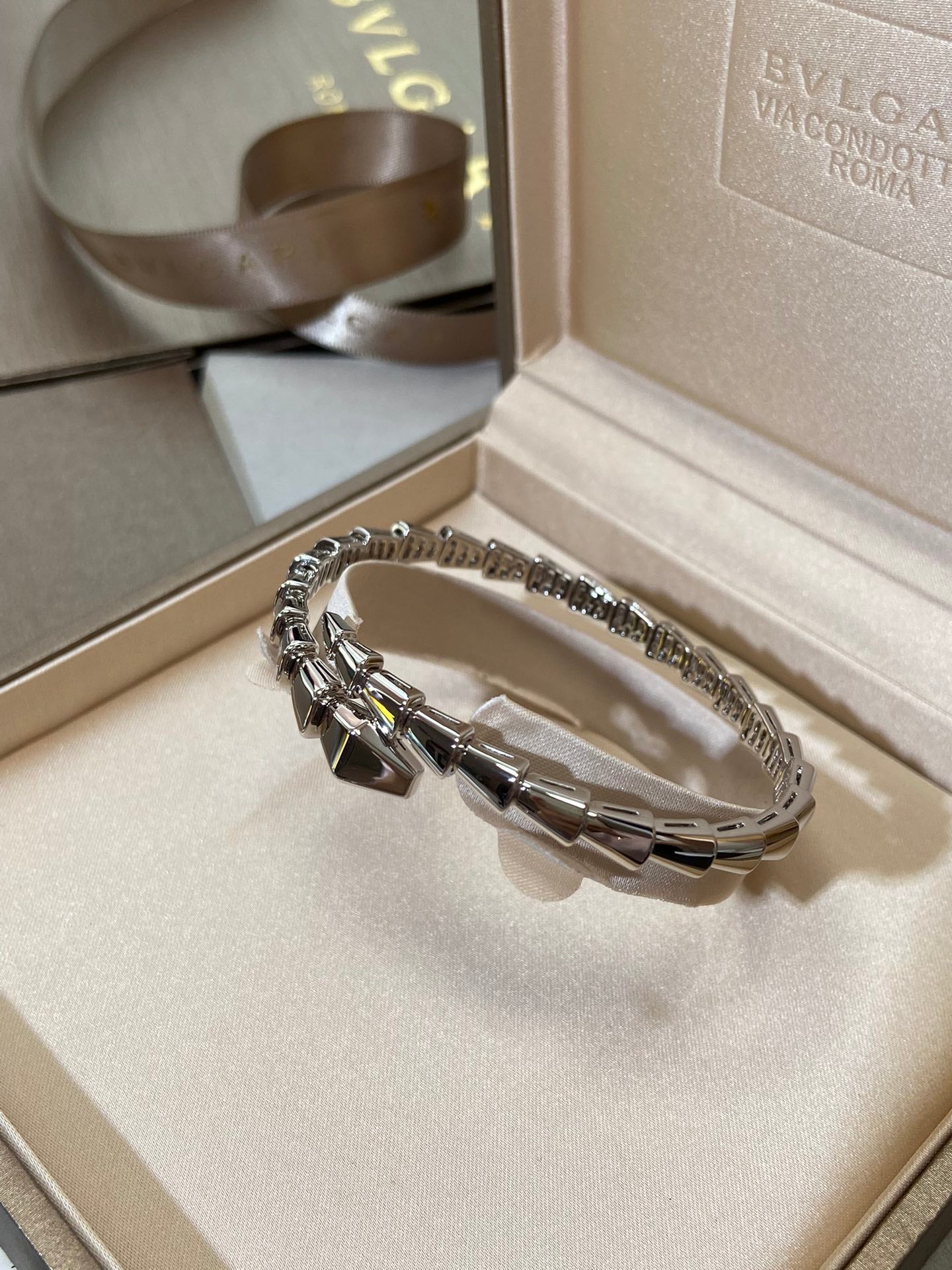 [Love Lucky]SERPENTI VIPER SILVER BRACELET