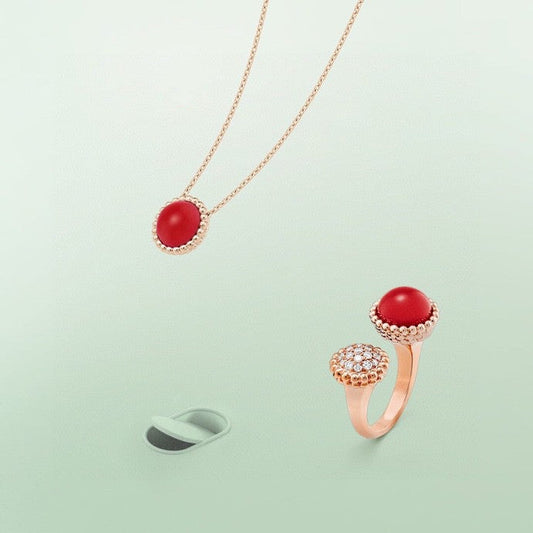 [Love Lucky]PERLEE COULEURS DIAMOND ROSE GOLD BETWEEN THE FINGER RING