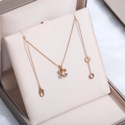 [Love Lucky]FIOREVER NECKLACE DIAMOND CENTER