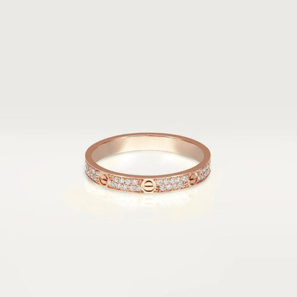 [Love Lucky]LOVE RING 2.65MM DIAMOND