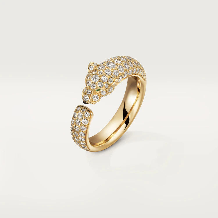 [Love Lucky]PANTHERE PINK GOLD DIAMOND RING