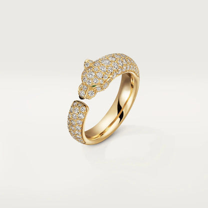 [Love Lucky]PANTHERE PINK GOLD DIAMOND RING